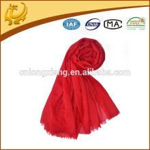 Super Soft Handing High Quality 100% Wool Ladies Fashion Scarves With Tassel